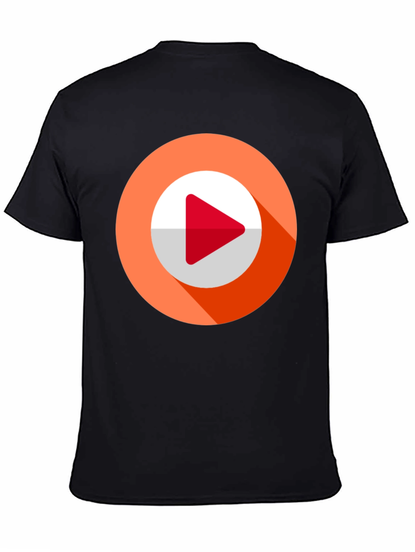 Modern Play Button Graphic Tee