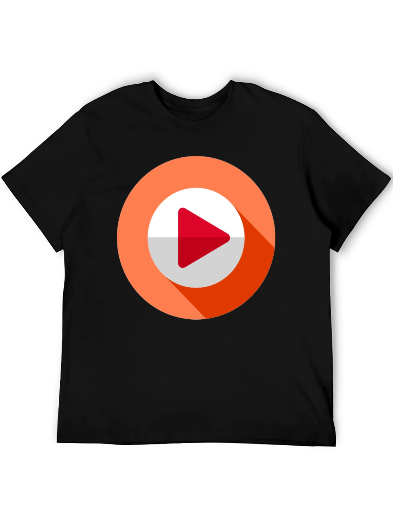Modern Play Button Graphic Tee