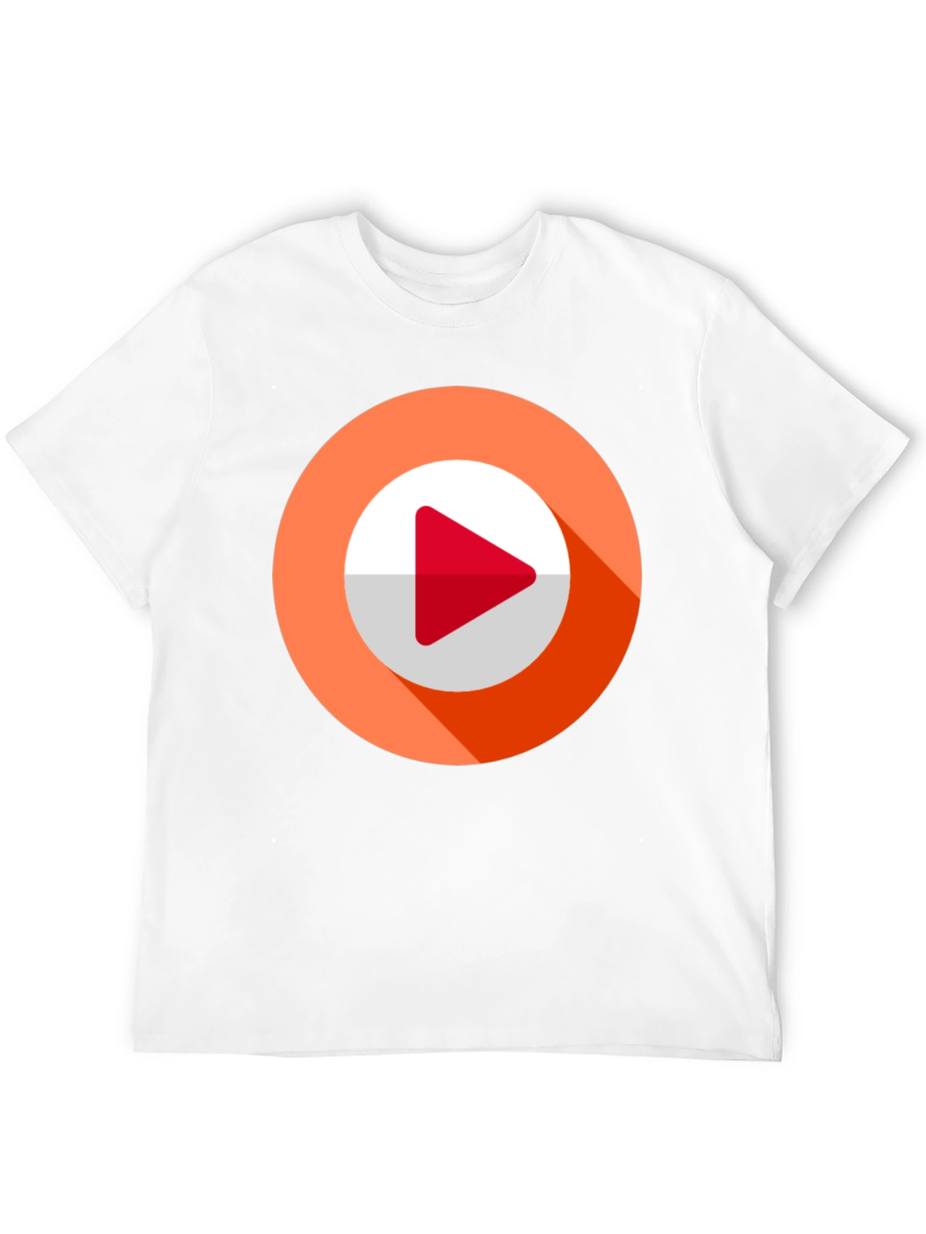 Modern Play Button Graphic Tee