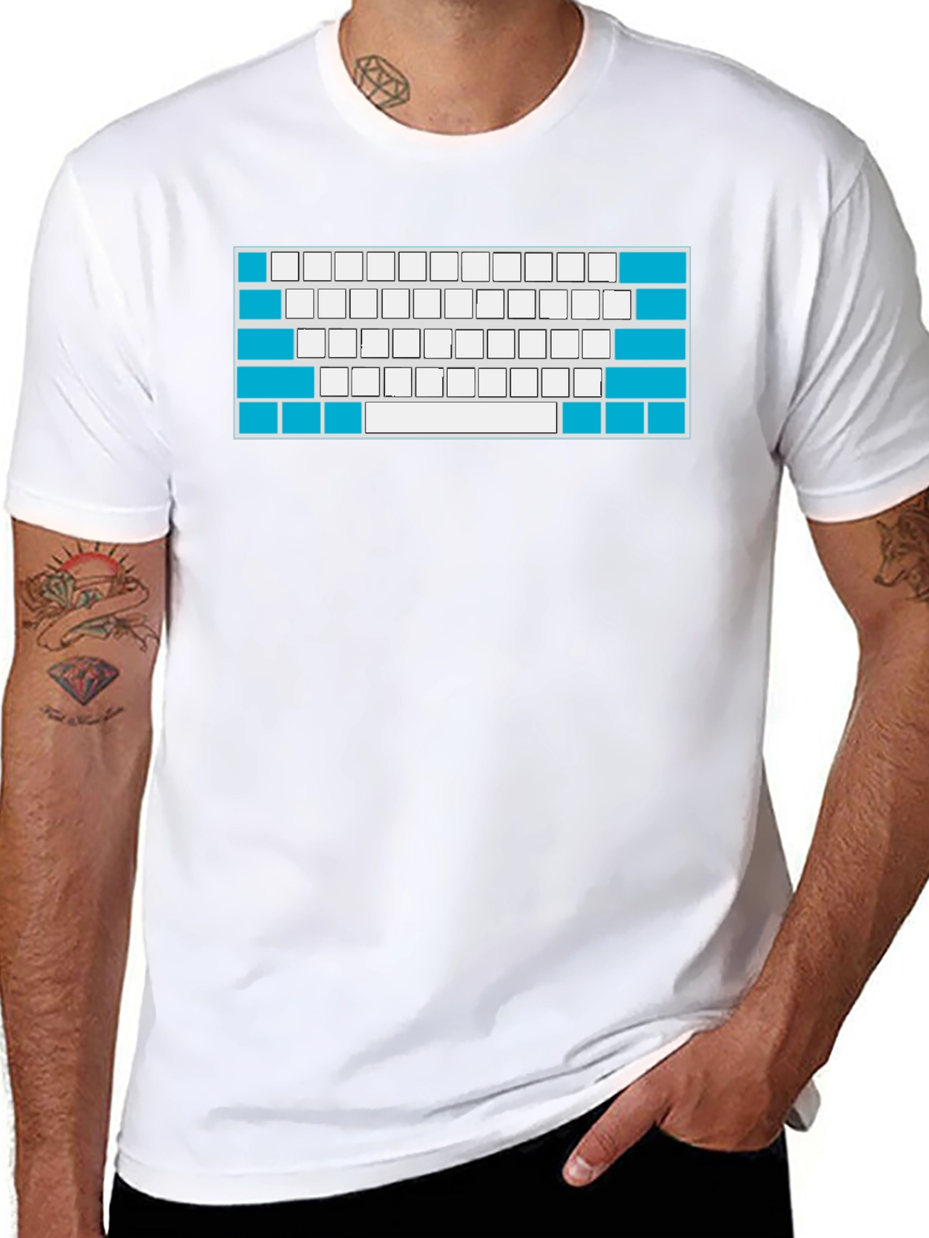 Keyboard T-Shirt - Gamer Style!