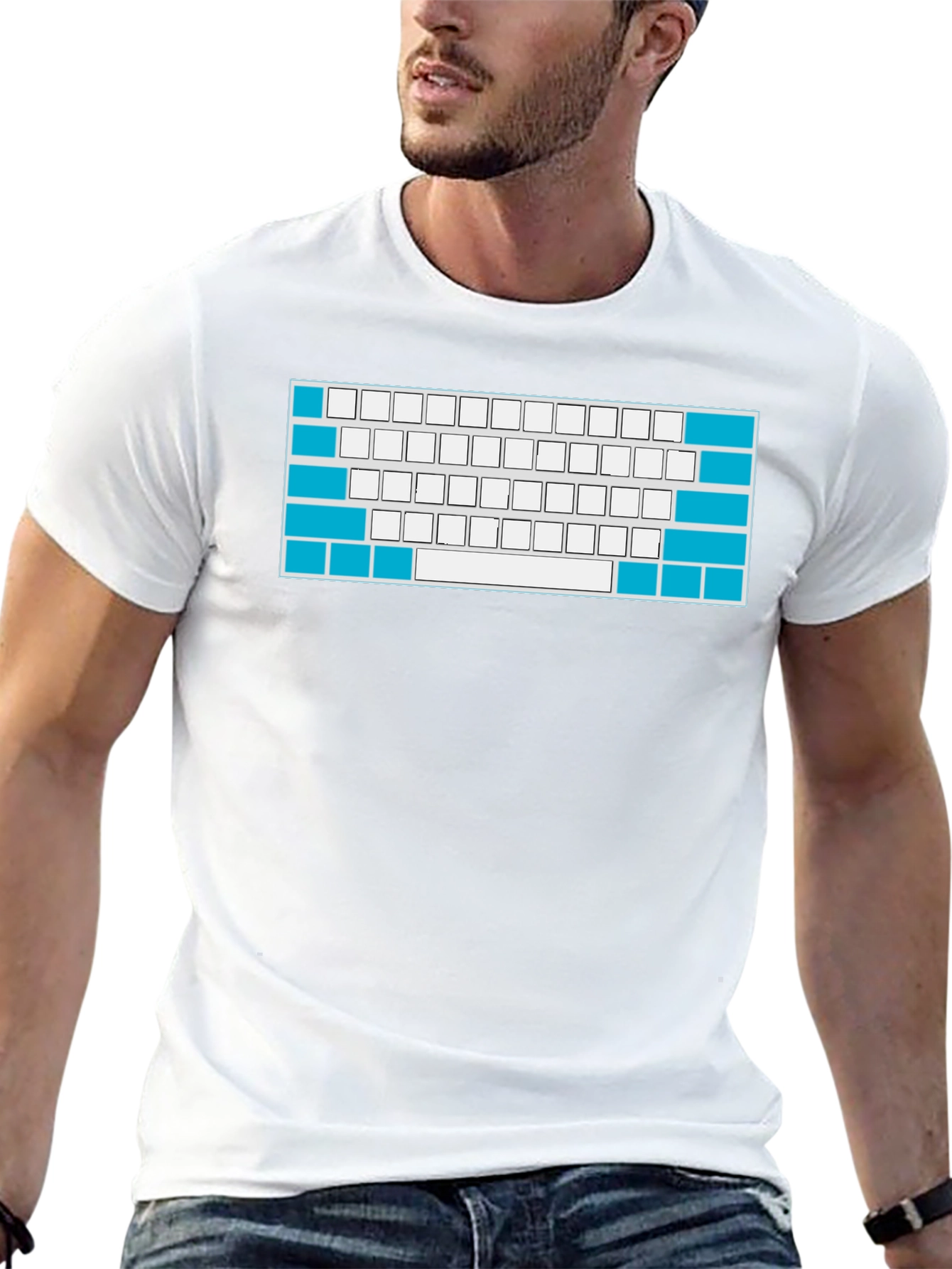 Keyboard T-Shirt - Gamer Style!