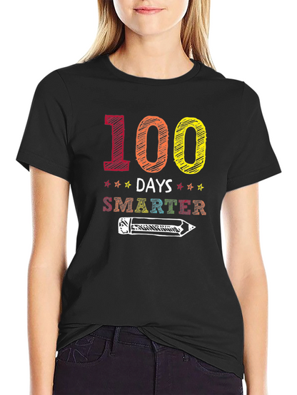 100 Days Smarter Graphic T-Shirt