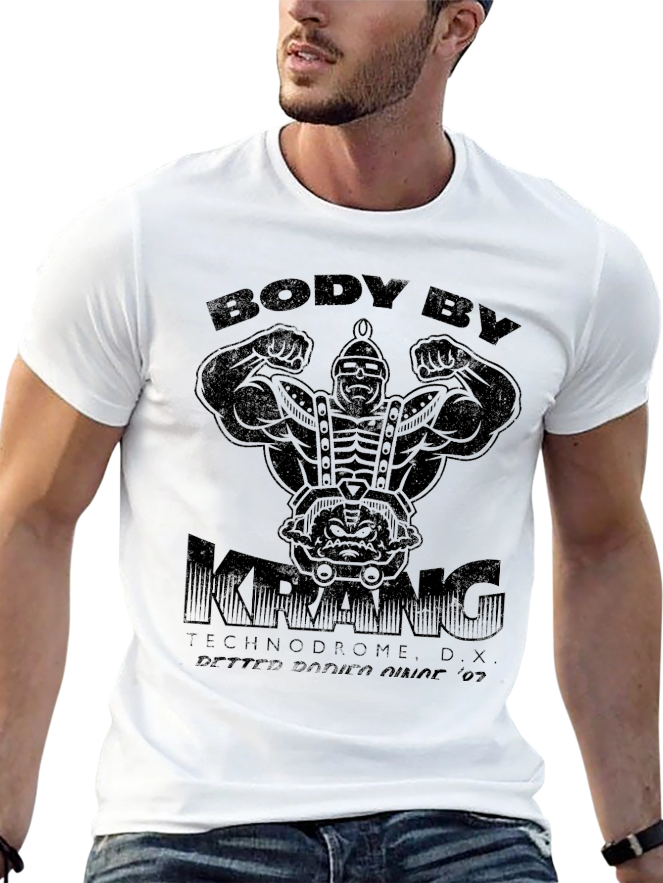 Body By Krang Black Graphic T-Shirt