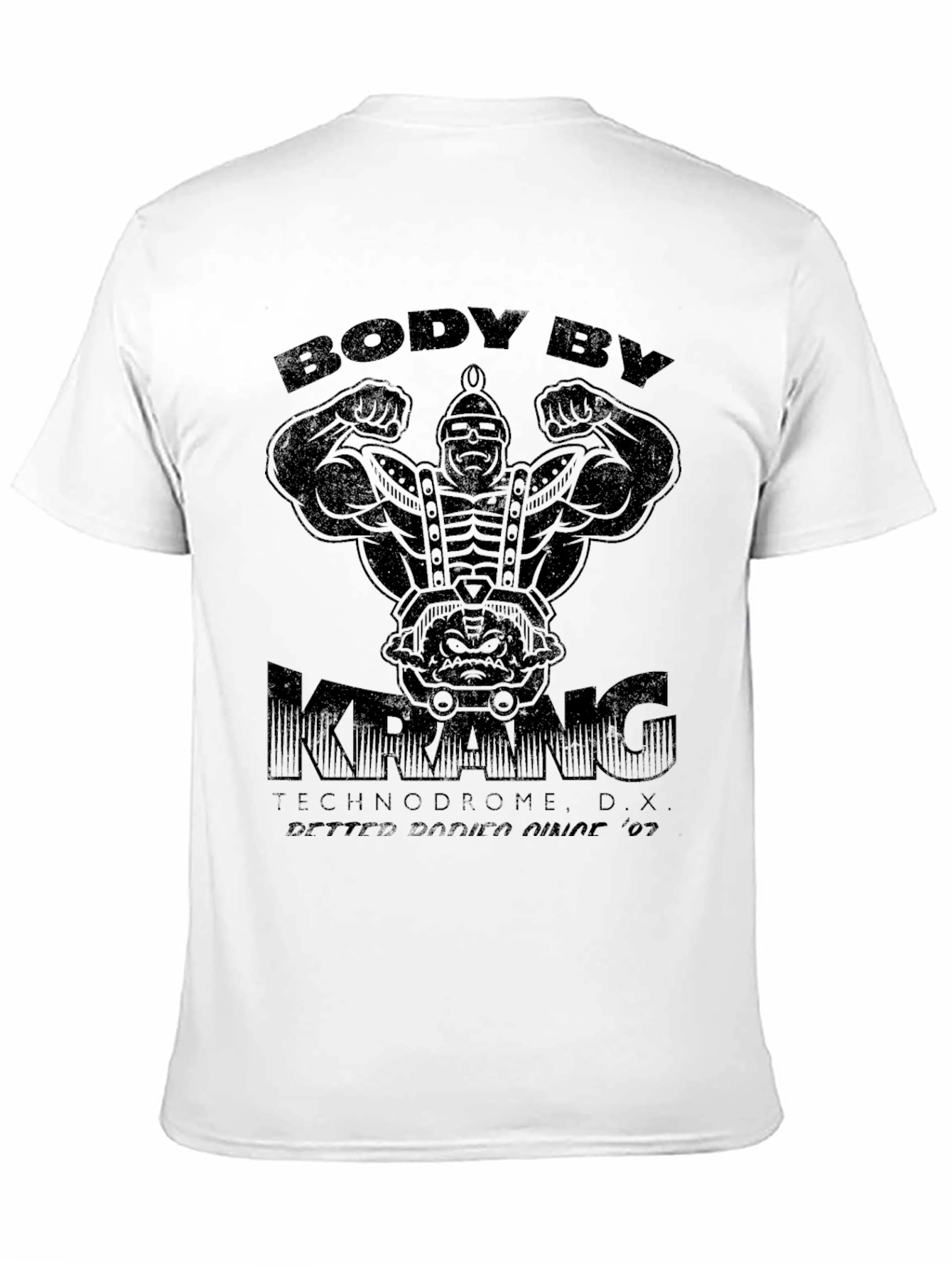 Body By Krang Black Graphic T-Shirt