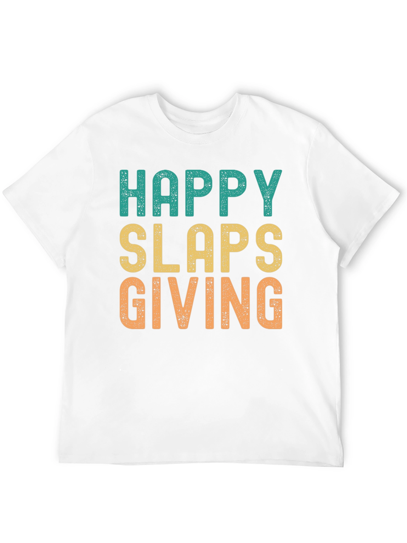 Happy Slaps Giving T-Shirt - Novelty Graphic Tee