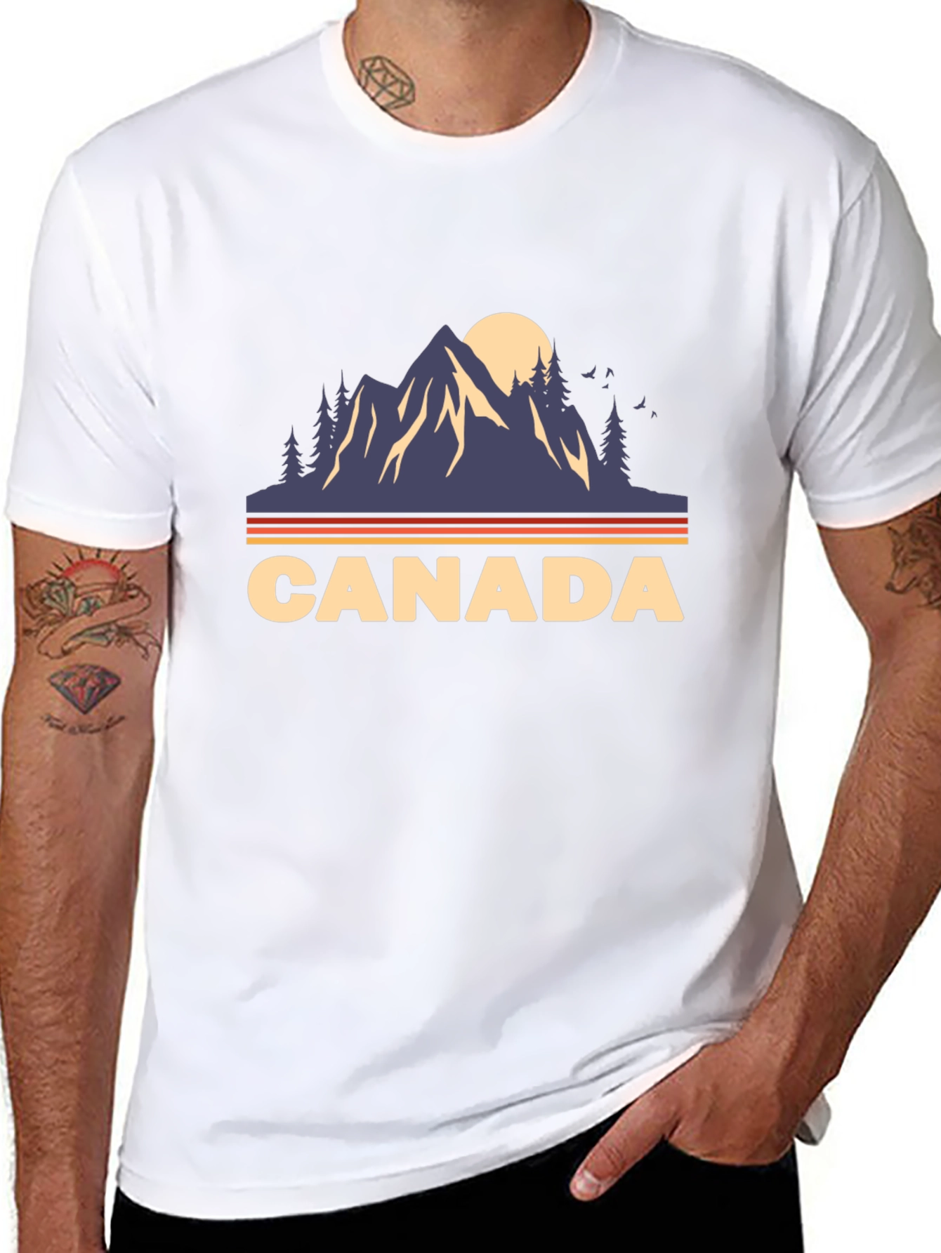 Canada Mountain Graphic T-Shirt
