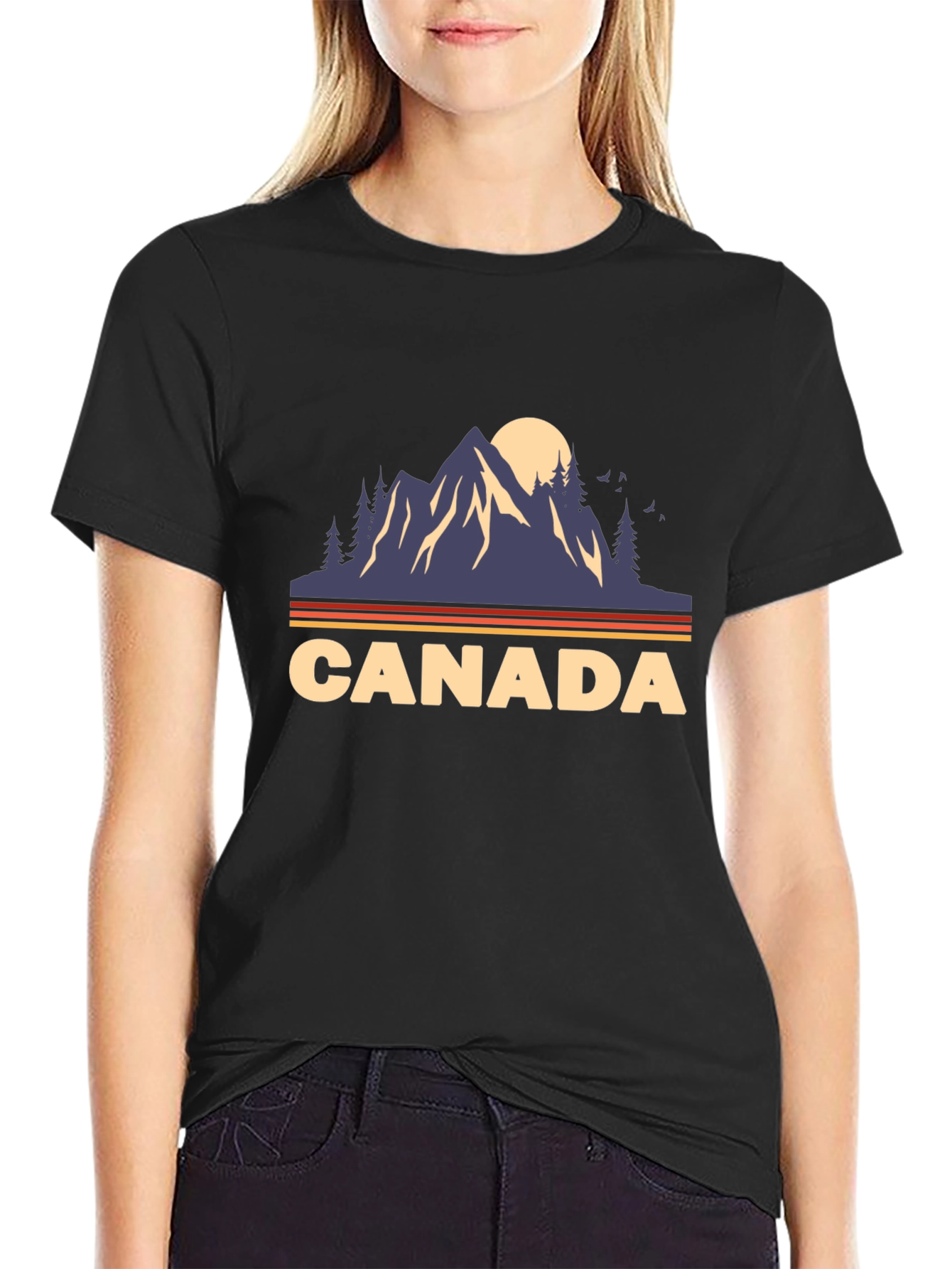 Canada Mountain Graphic T-Shirt