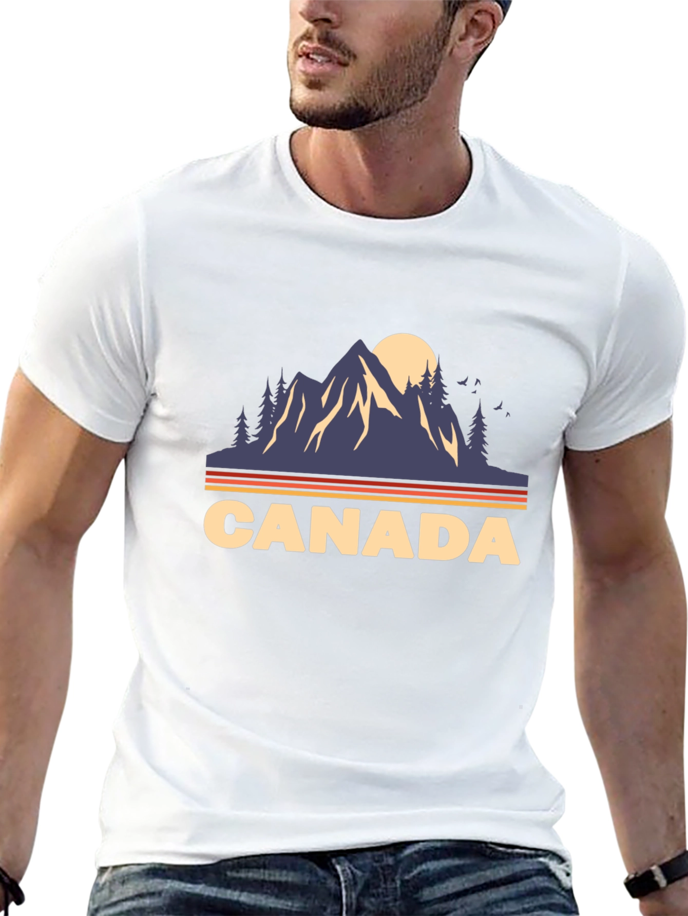 Canada Mountain Graphic T-Shirt