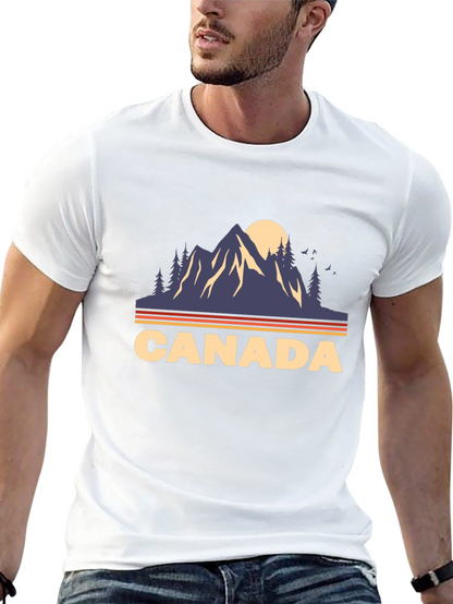 Canada Mountain Graphic T-Shirt