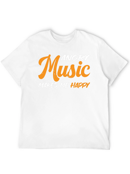 Angry Music Makes Me Happy T-Shirt