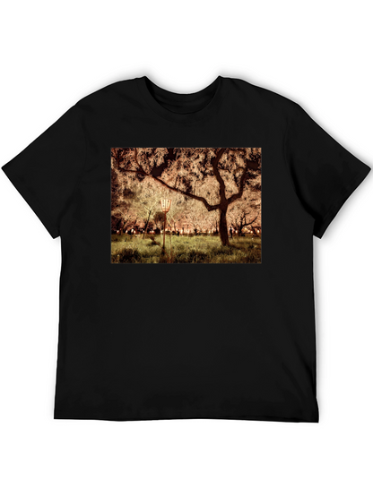 Night Sakura T-Shirt: Illuminated Cherry Blossom Tee