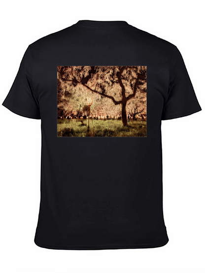 Night Sakura T-Shirt: Illuminated Cherry Blossom Tee