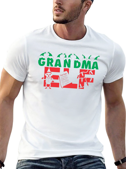 Grandma Elf T-Shirt: Holiday Festive Tee