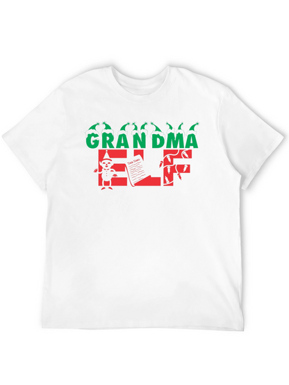 Grandma Elf T-Shirt: Holiday Festive Tee