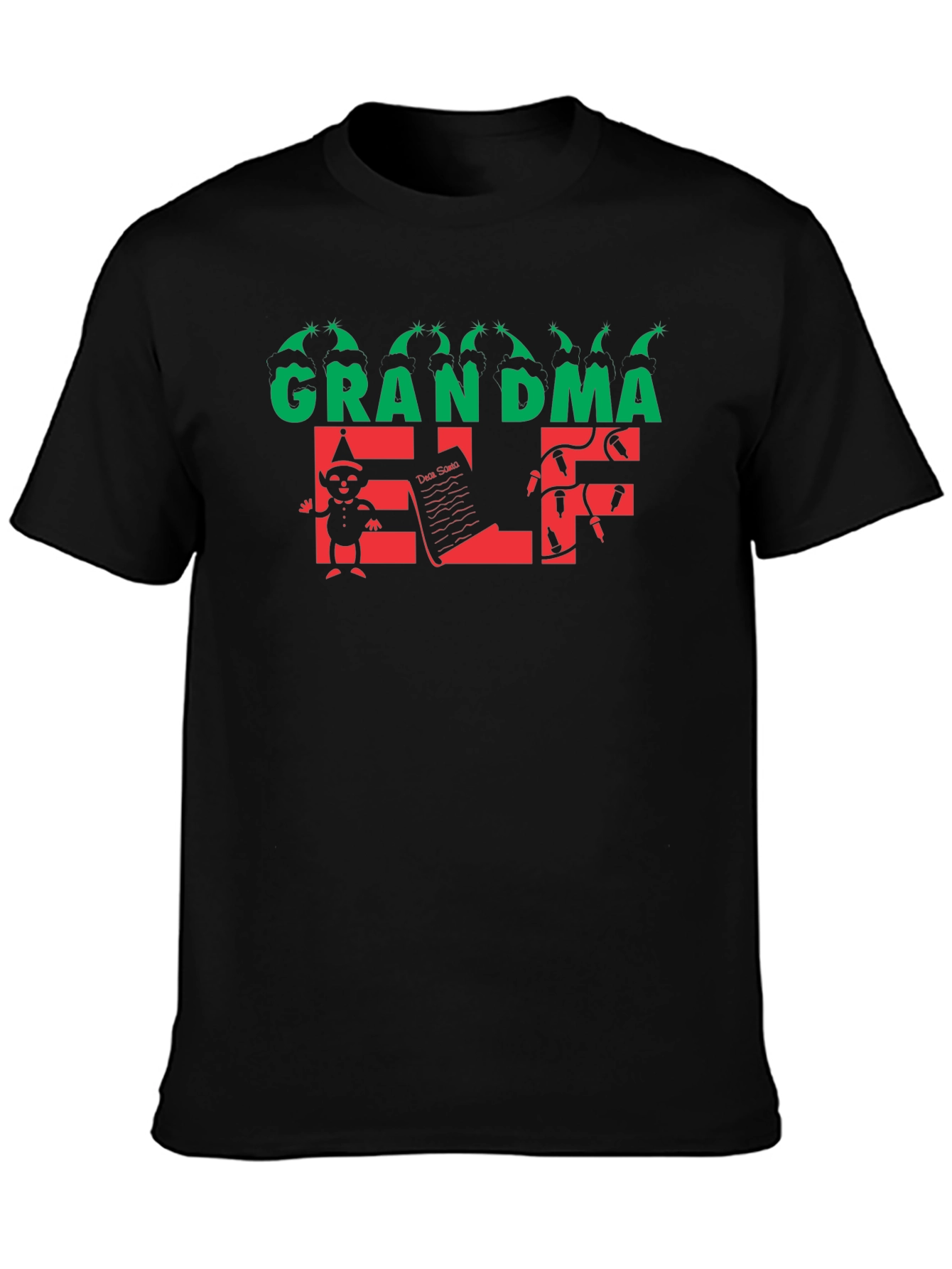 Grandma Elf T-Shirt: Holiday Festive Tee