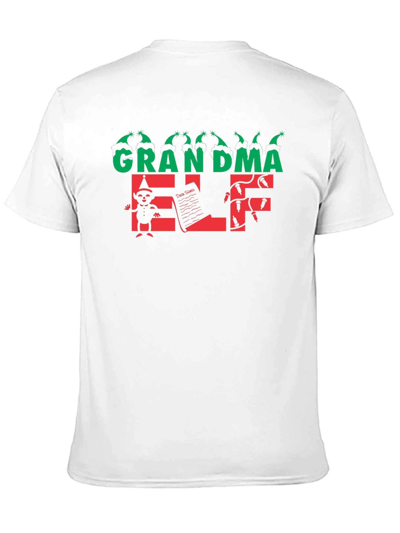Grandma Elf T-Shirt: Holiday Festive Tee