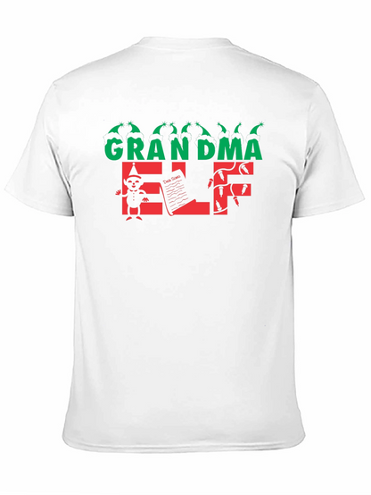 Grandma Elf T-Shirt: Holiday Festive Tee