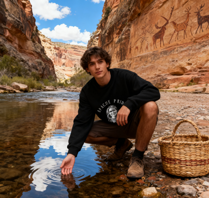 "Apache Pride" Cultural Heritage Crewneck