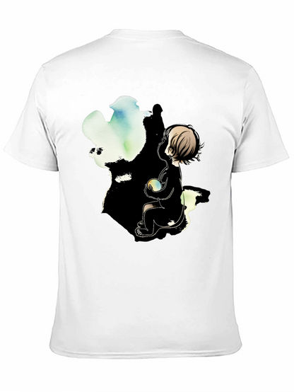 Boy & Light T-Shirt - Artistic Graphic Tee