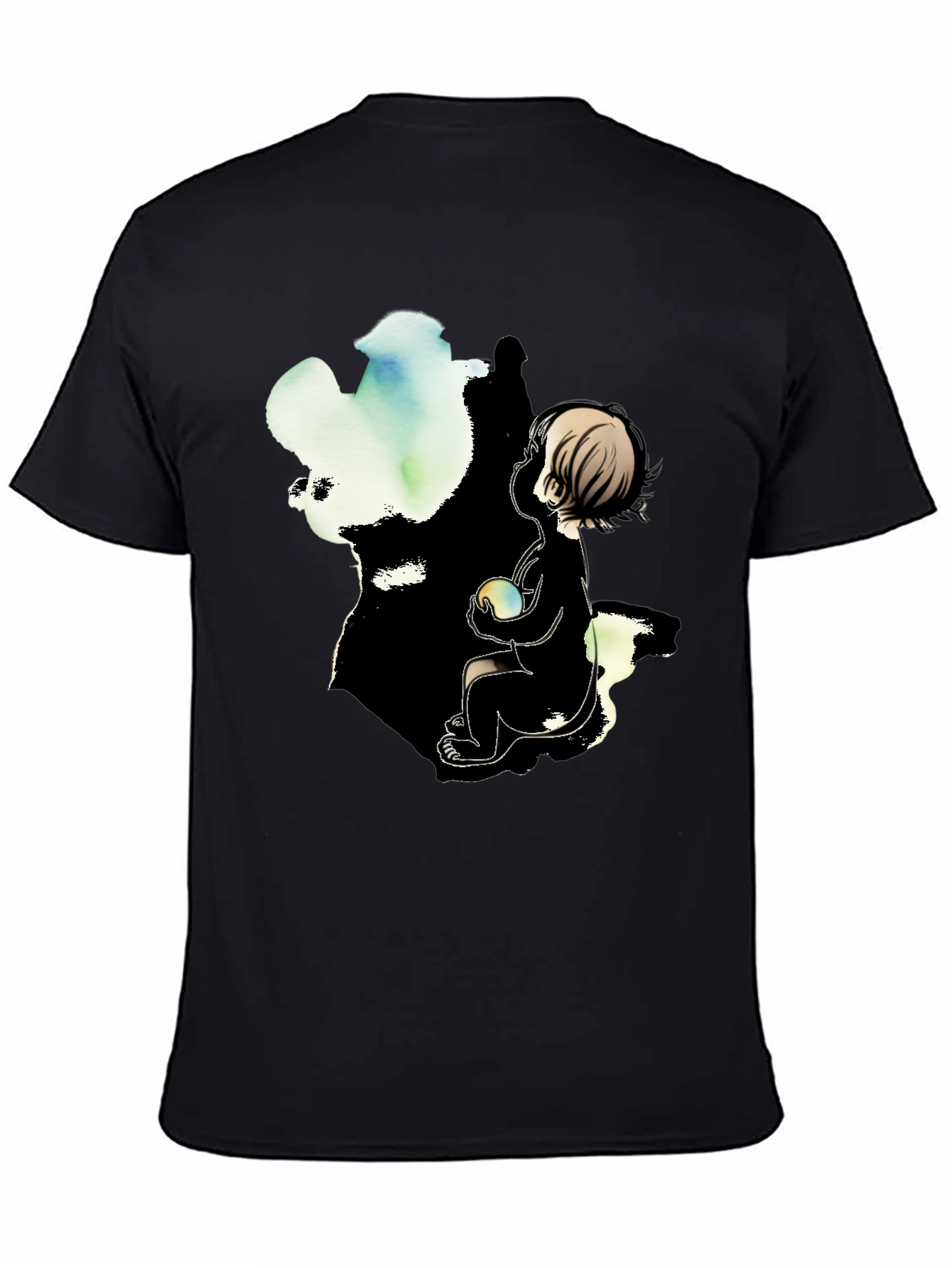 Boy & Light T-Shirt - Artistic Graphic Tee
