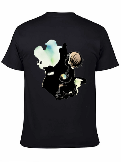 Boy & Light T-Shirt - Artistic Graphic Tee