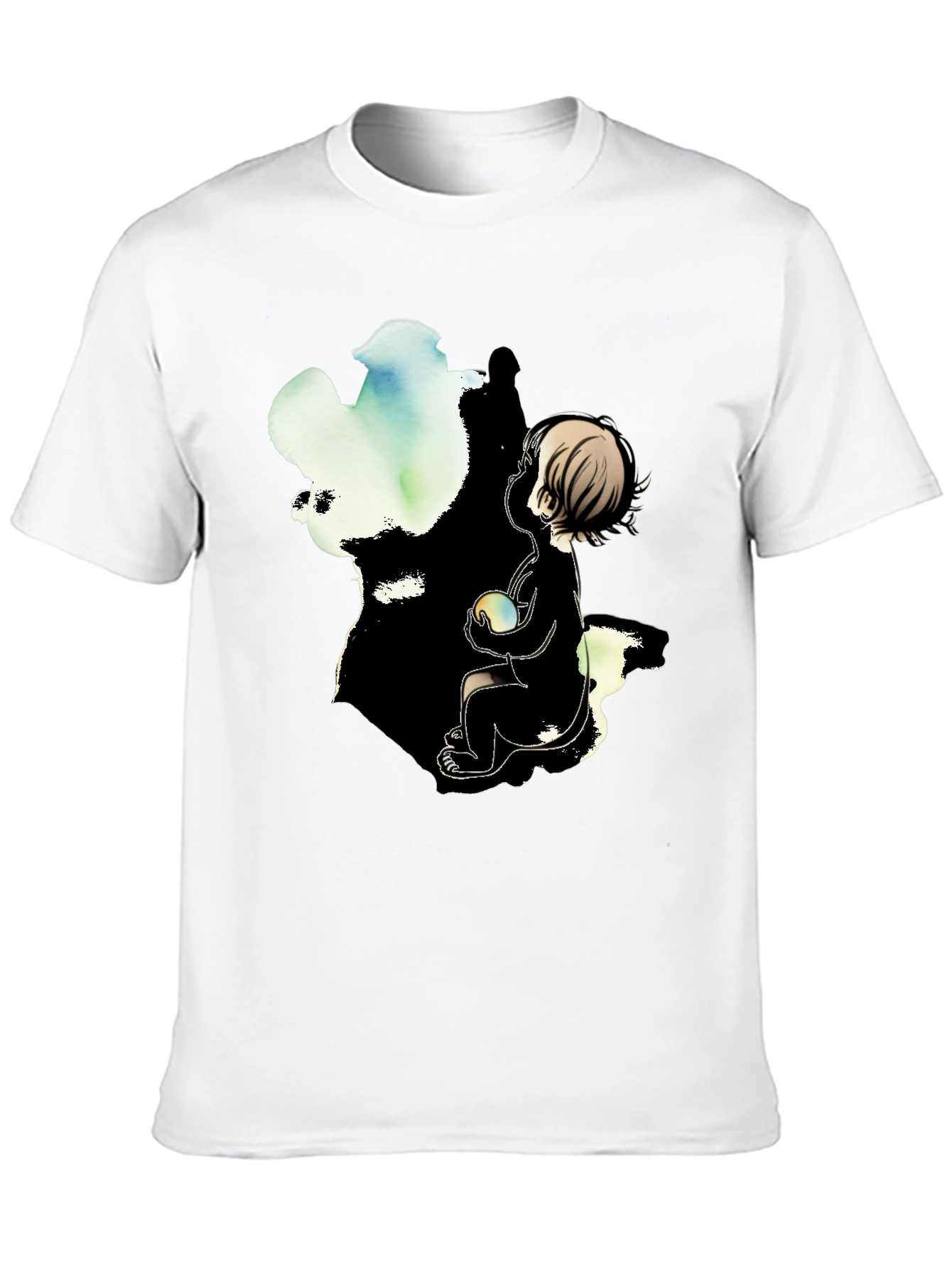 Boy & Light T-Shirt - Artistic Graphic Tee