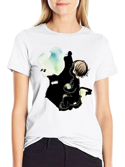 Boy & Light T-Shirt - Artistic Graphic Tee