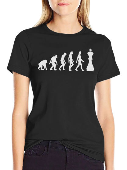 Evolution of Chess T-Shirt - Black
