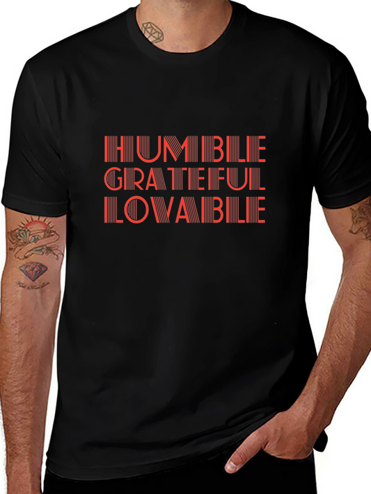 Humble Grateful Lovable Graphic Tee