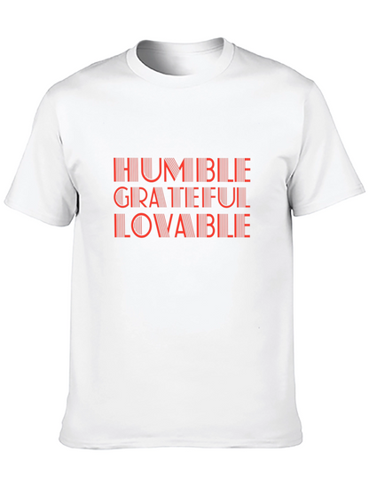 Humble Grateful Lovable Graphic Tee