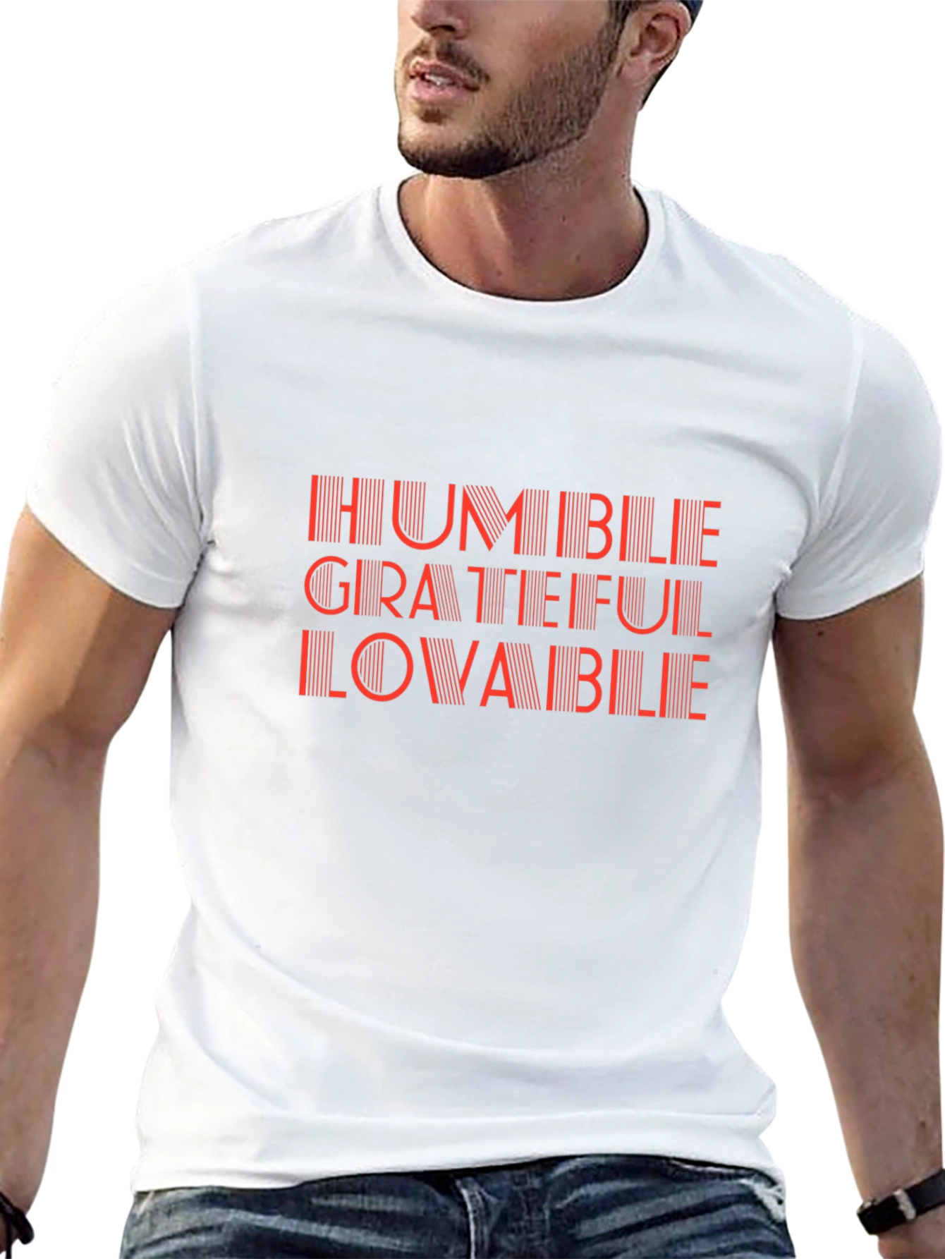 Humble Grateful Lovable Graphic Tee