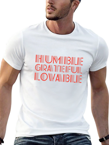 Humble Grateful Lovable Graphic Tee