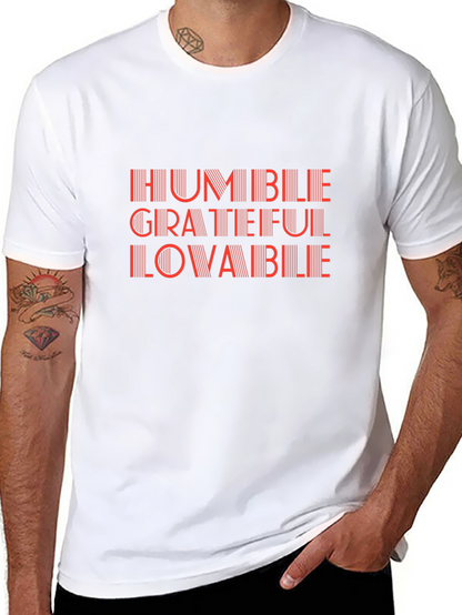 Humble Grateful Lovable Graphic Tee