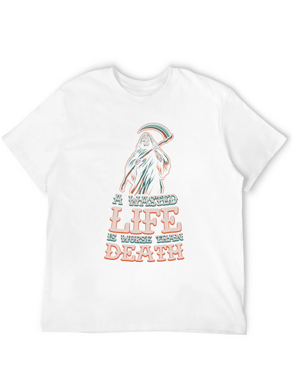 Wasted Life Grim Reaper Graphic Tee