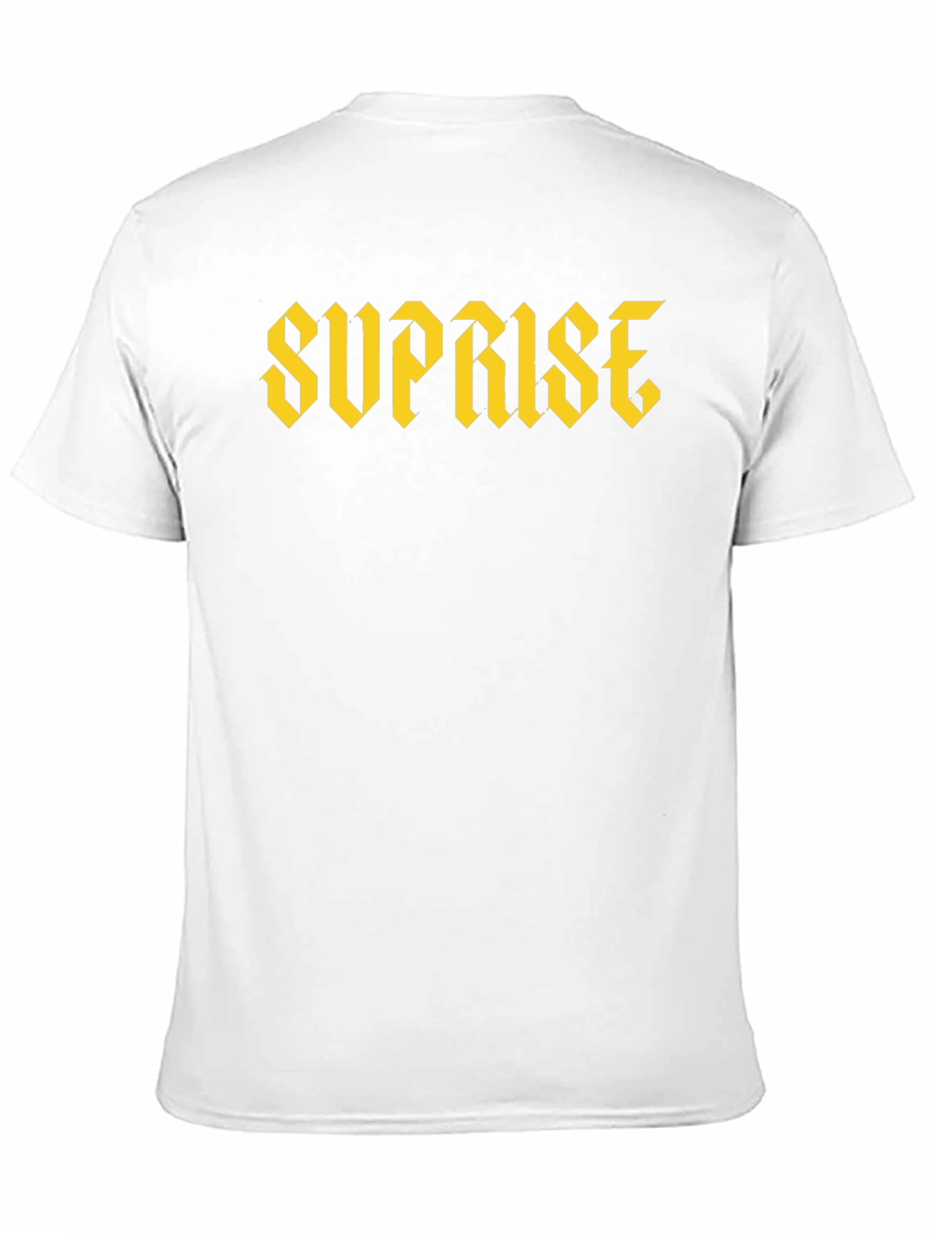 Suprise Graphic Print Black T-Shirt