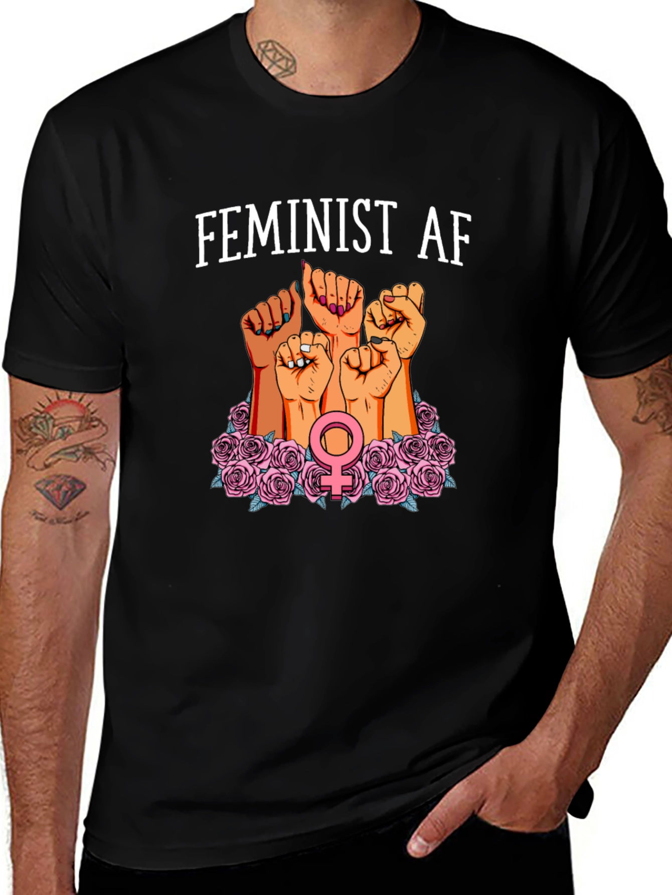 Feminist AF Graphic T-Shirt Womens Rights Tee