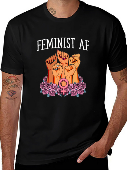 Feminist AF Graphic T-Shirt Womens Rights Tee