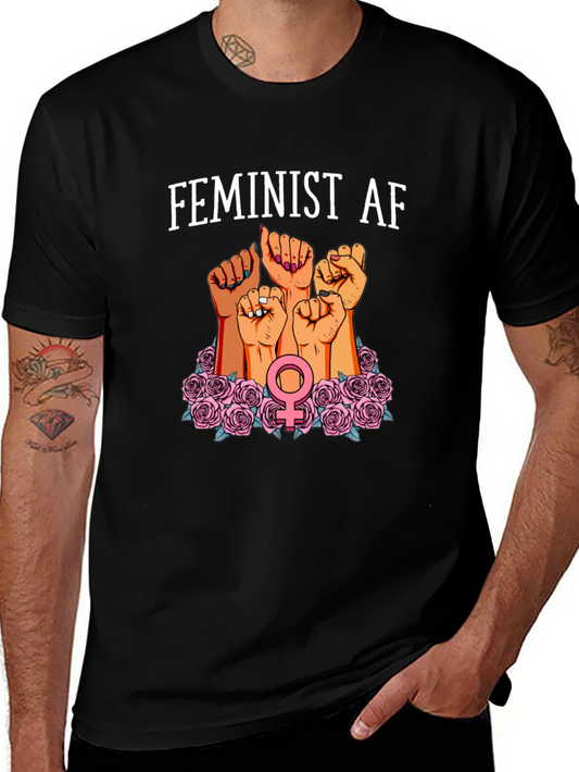 Feminist AF Graphic T-Shirt Womens Rights Tee