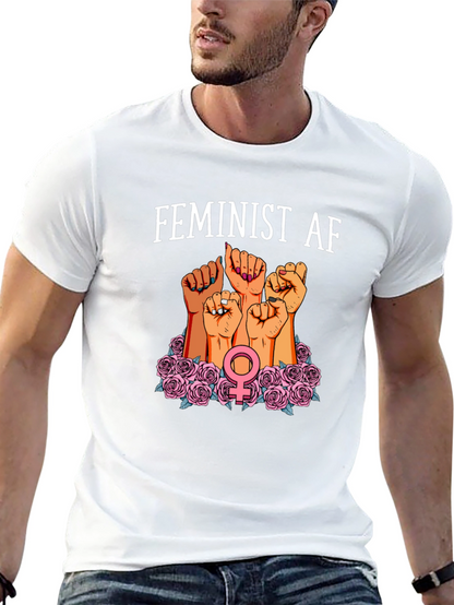 Feminist AF Graphic T-Shirt Womens Rights Tee