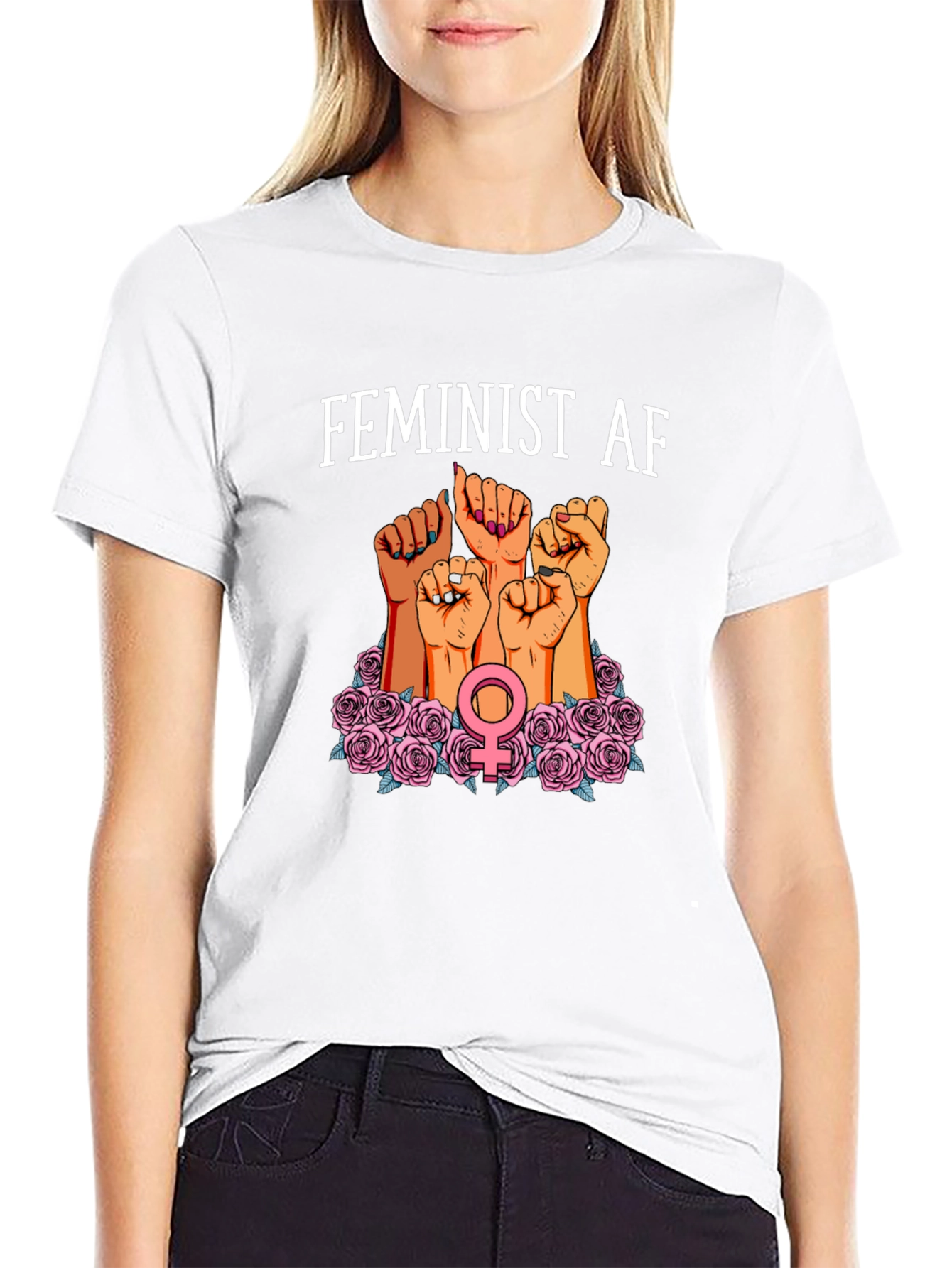 Feminist AF Graphic T-Shirt Womens Rights Tee