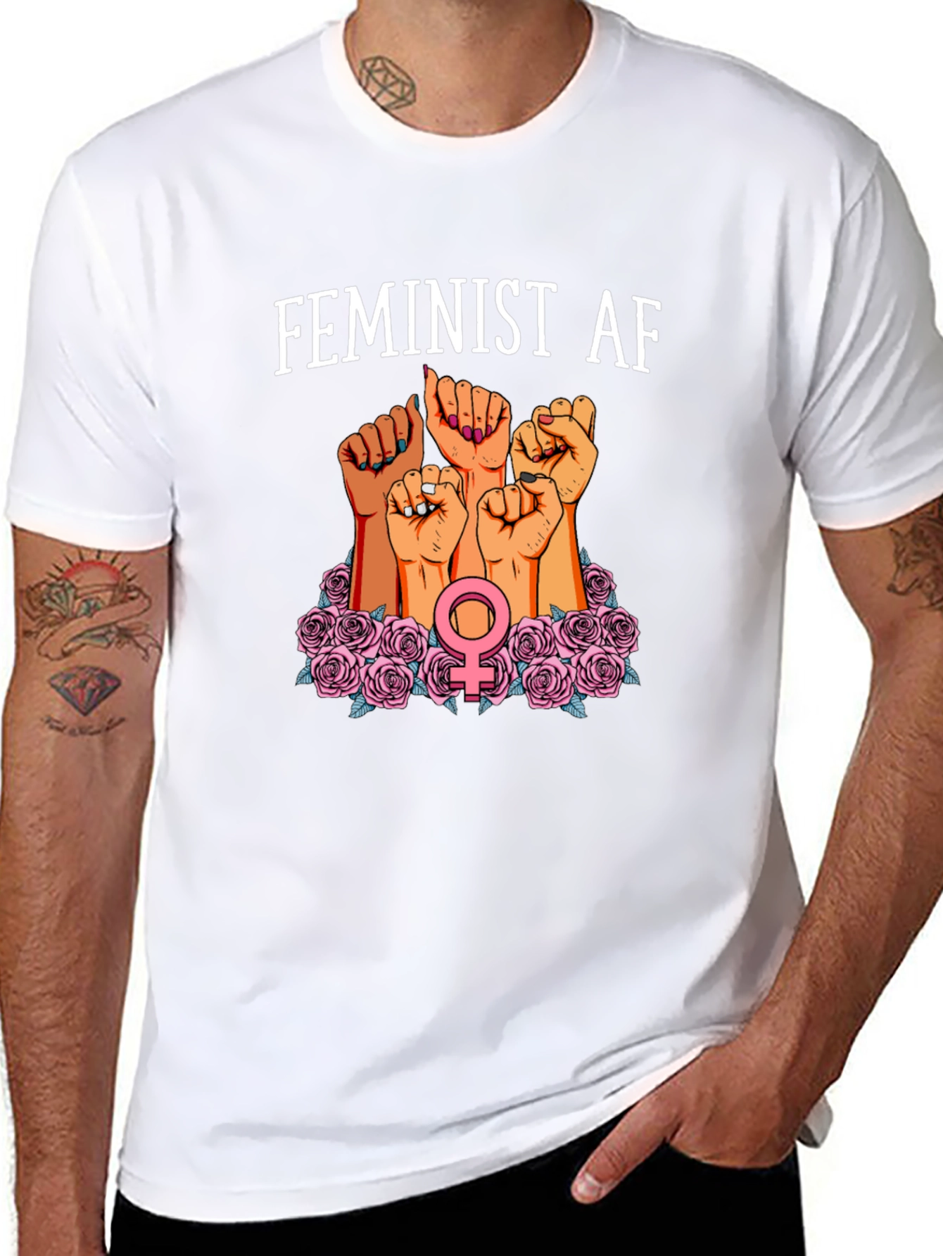 Feminist AF Graphic T-Shirt Womens Rights Tee