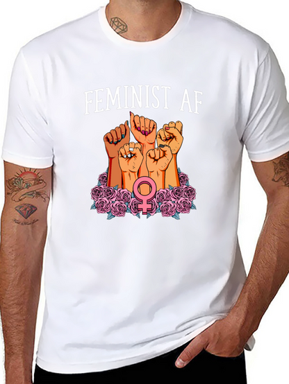 Feminist AF Graphic T-Shirt Womens Rights Tee