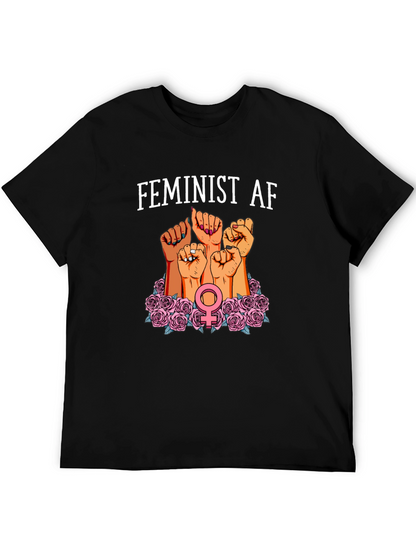 Feminist AF Graphic T-Shirt Womens Rights Tee