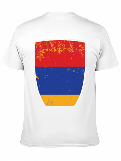 Armenian Flag Shield Graphic T-Shirt