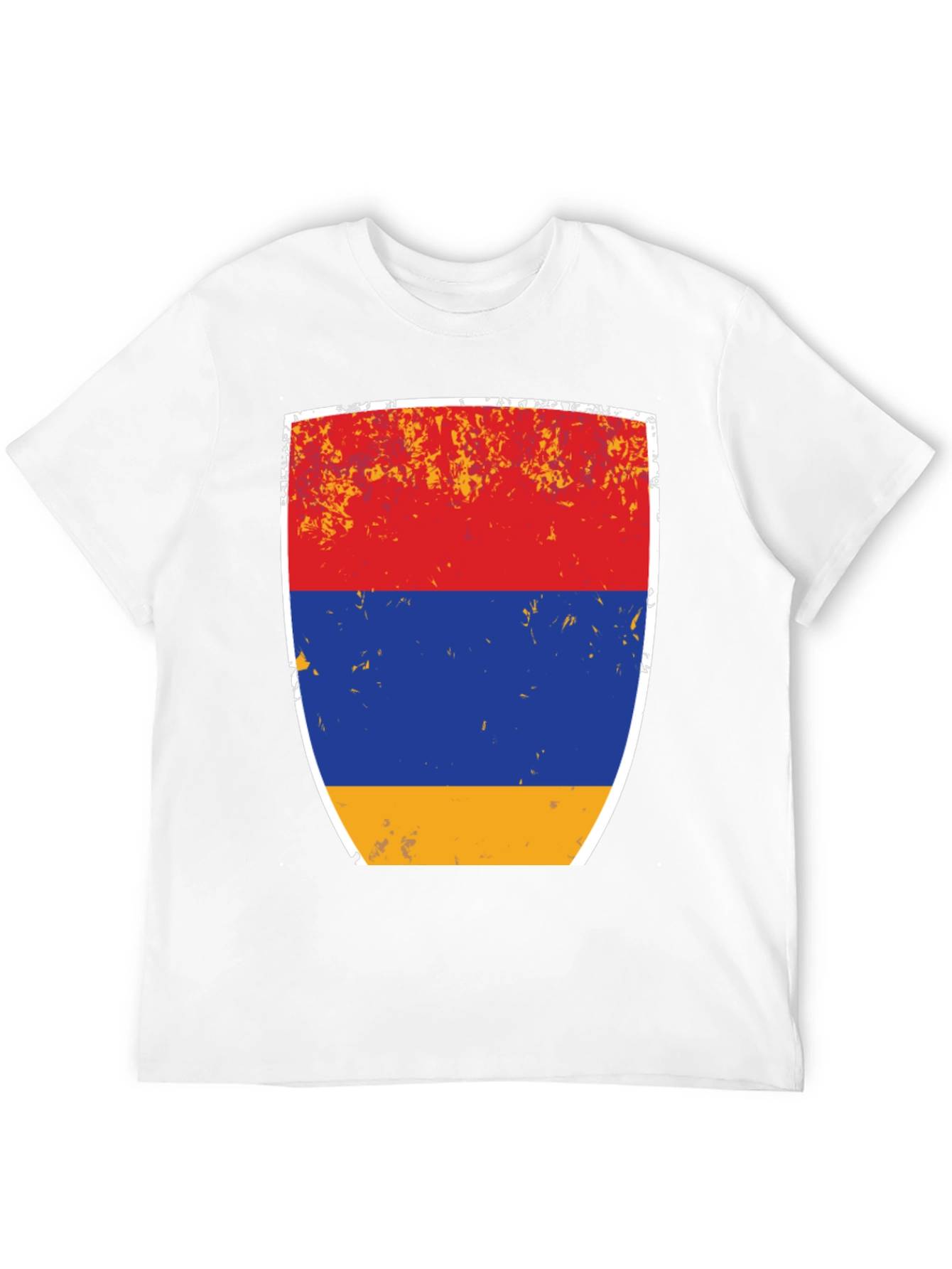 Armenian Flag Shield Graphic T-Shirt