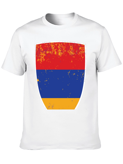 Armenian Flag Shield Graphic T-Shirt