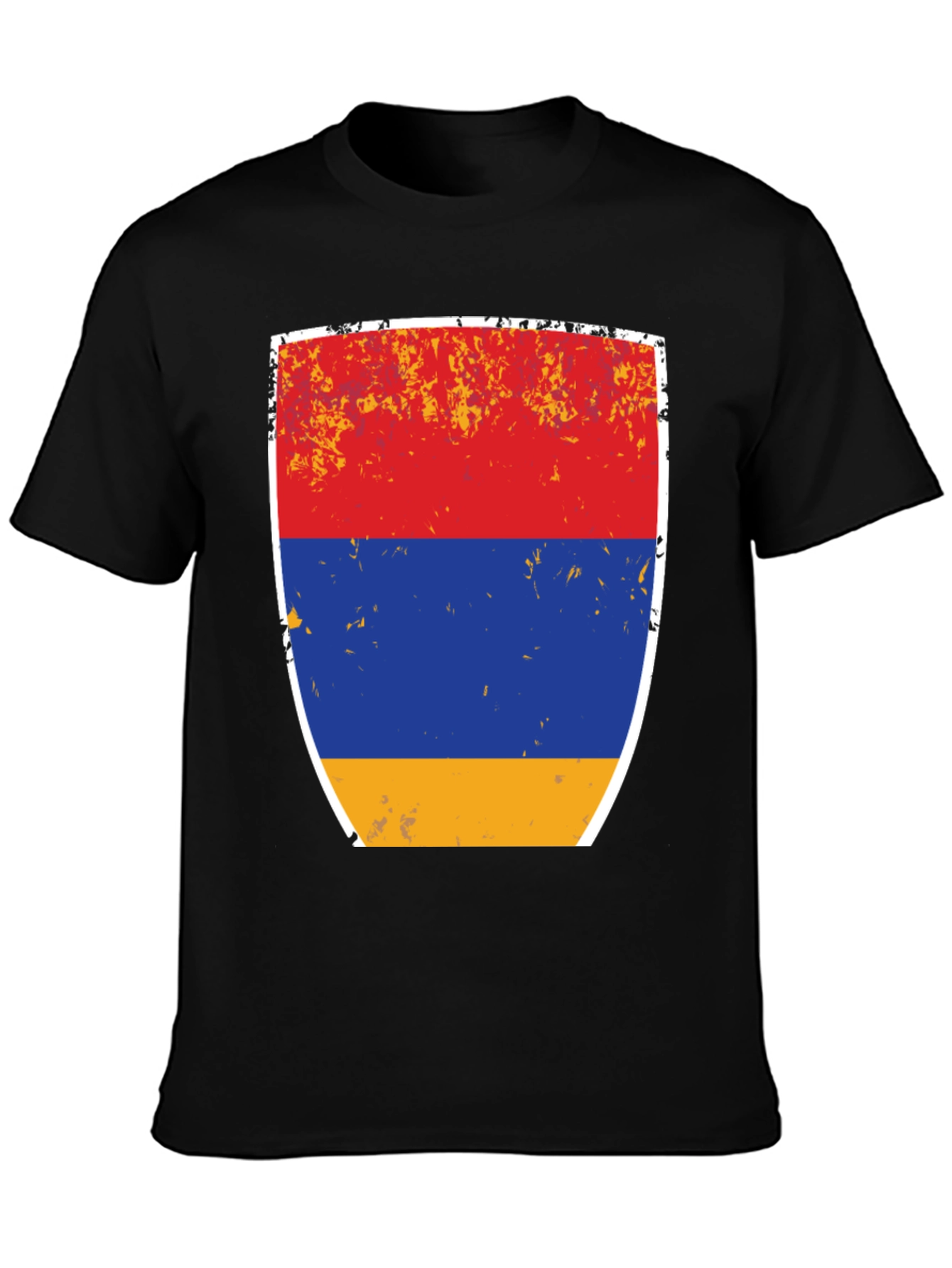 Armenian Flag Shield Graphic T-Shirt