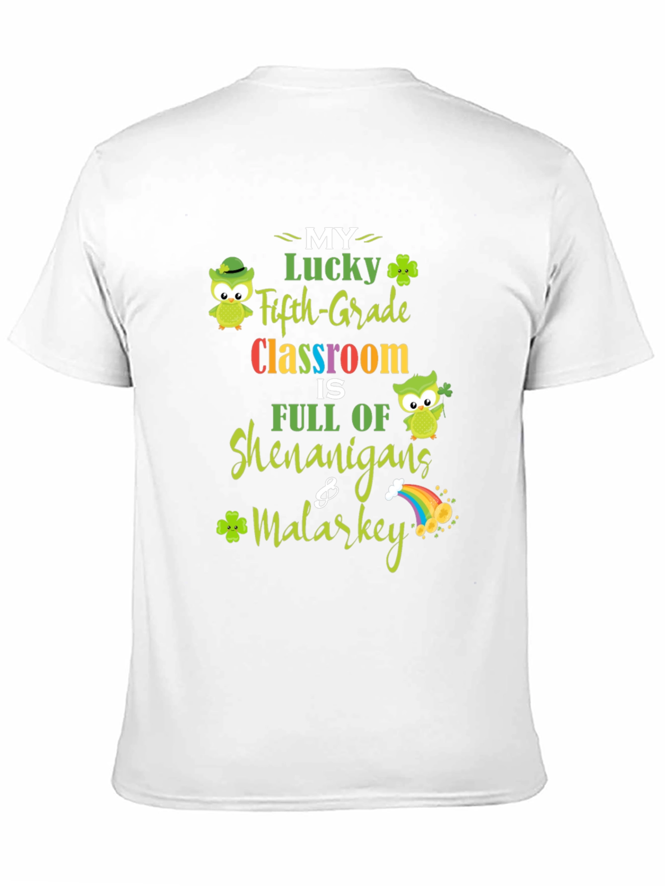 Lucky Fifth Grade Classroom St. Patricks Day T-Shirt