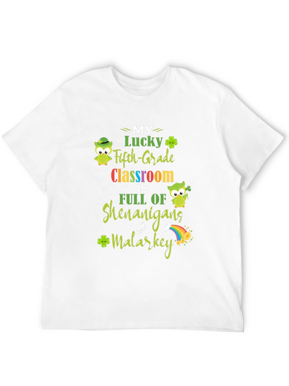 Lucky Fifth Grade Classroom St. Patricks Day T-Shirt
