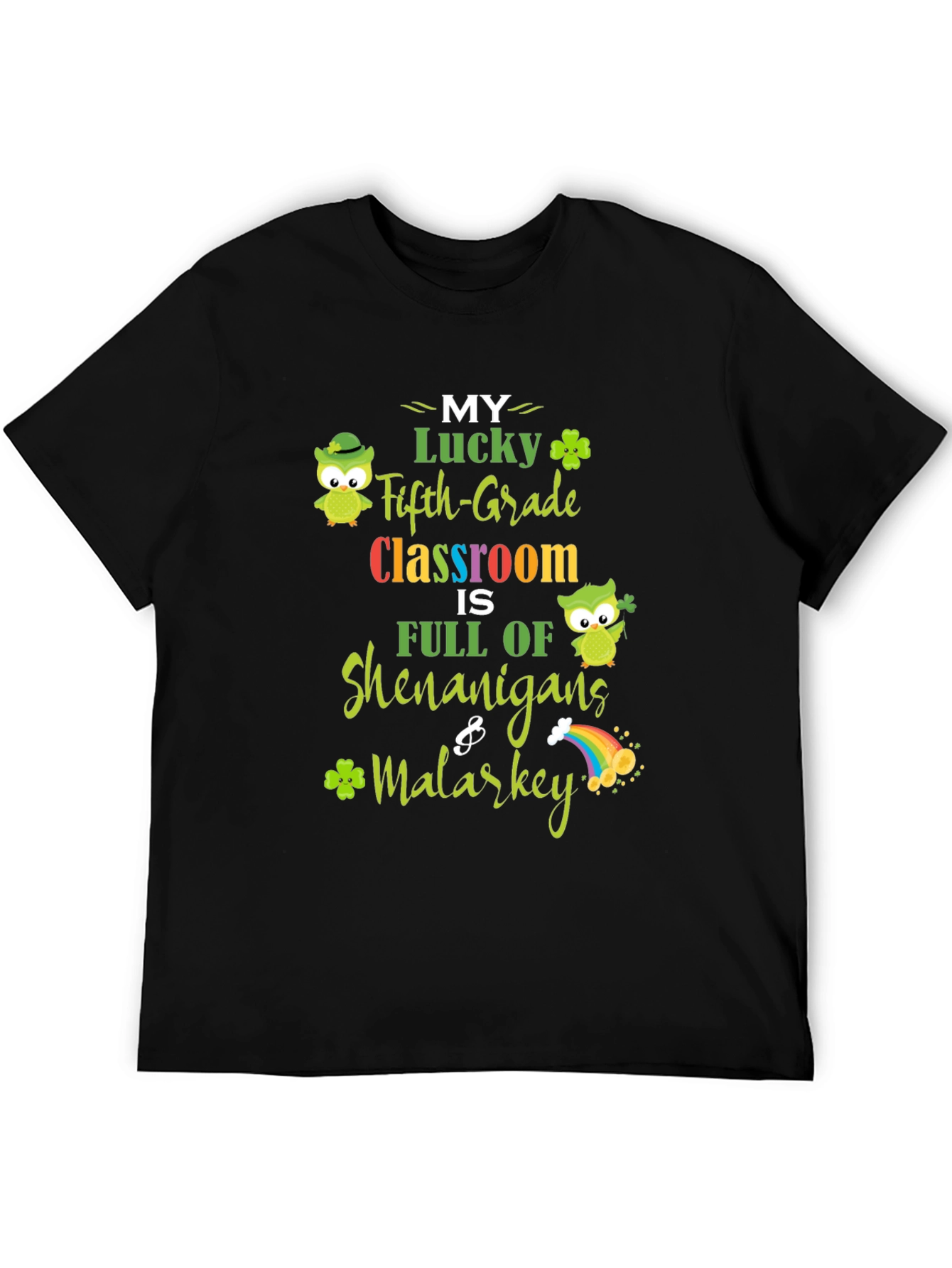 Lucky Fifth Grade Classroom St. Patricks Day T-Shirt